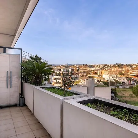 2br Sea View With Pool & Ac Appartement Cagnes-sur-Mer